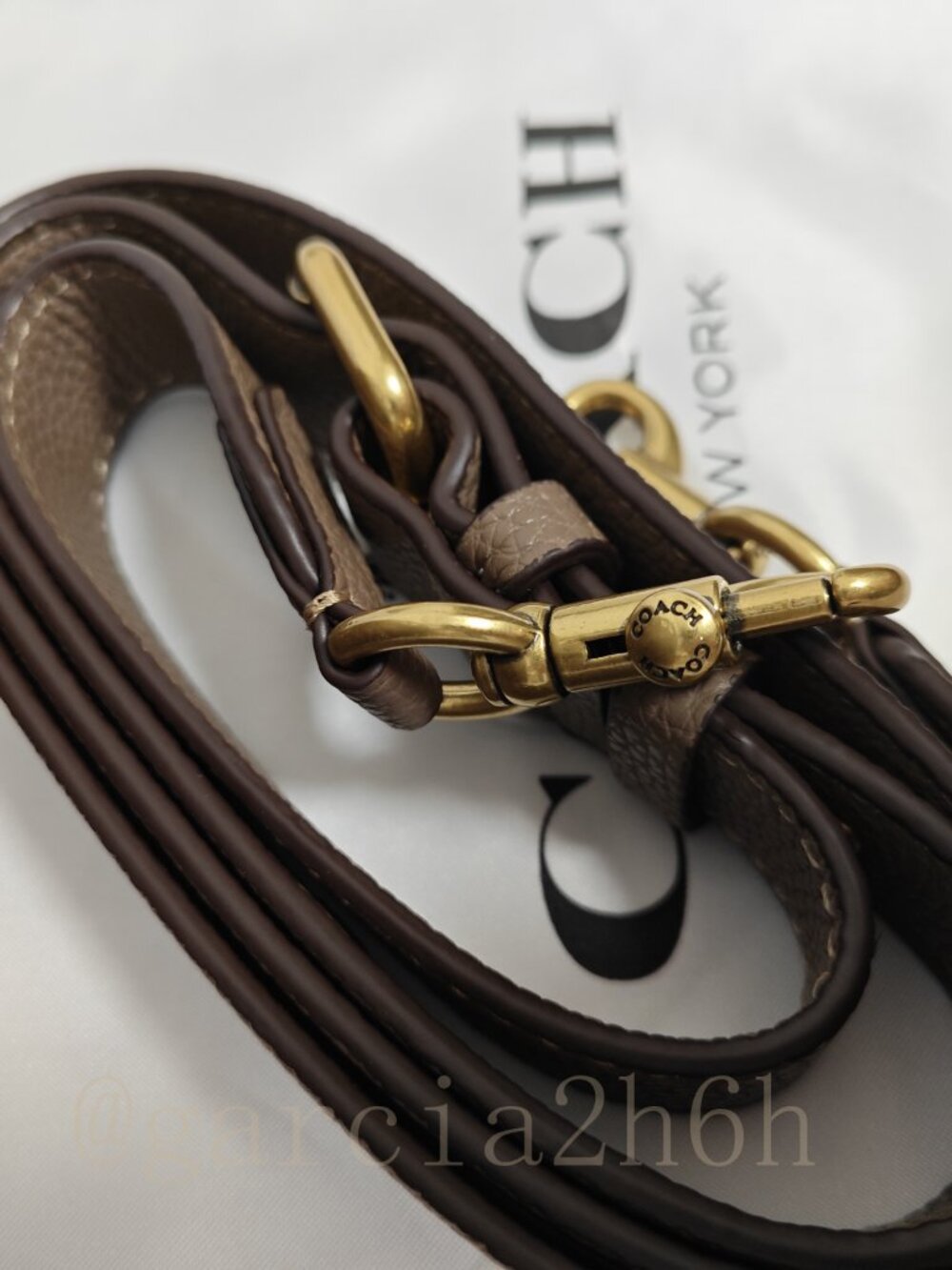 😘😘Coach Lana Shoulder Bag 23 brown - Picture 15 of 15